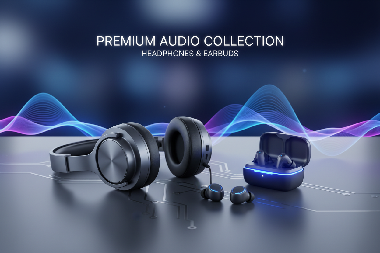 Headphones & Earbuds Banner